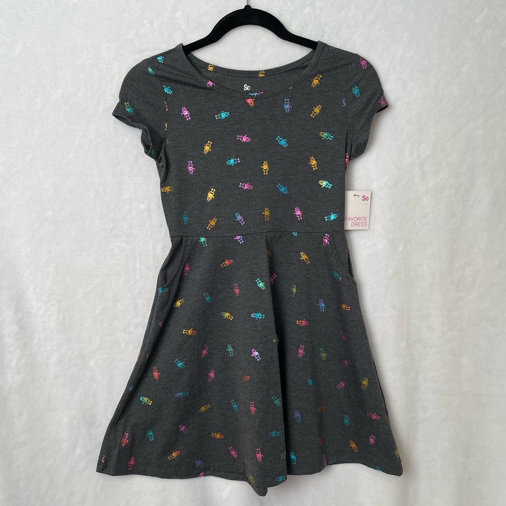 SO Short Sleeve Dress w/ Pockets